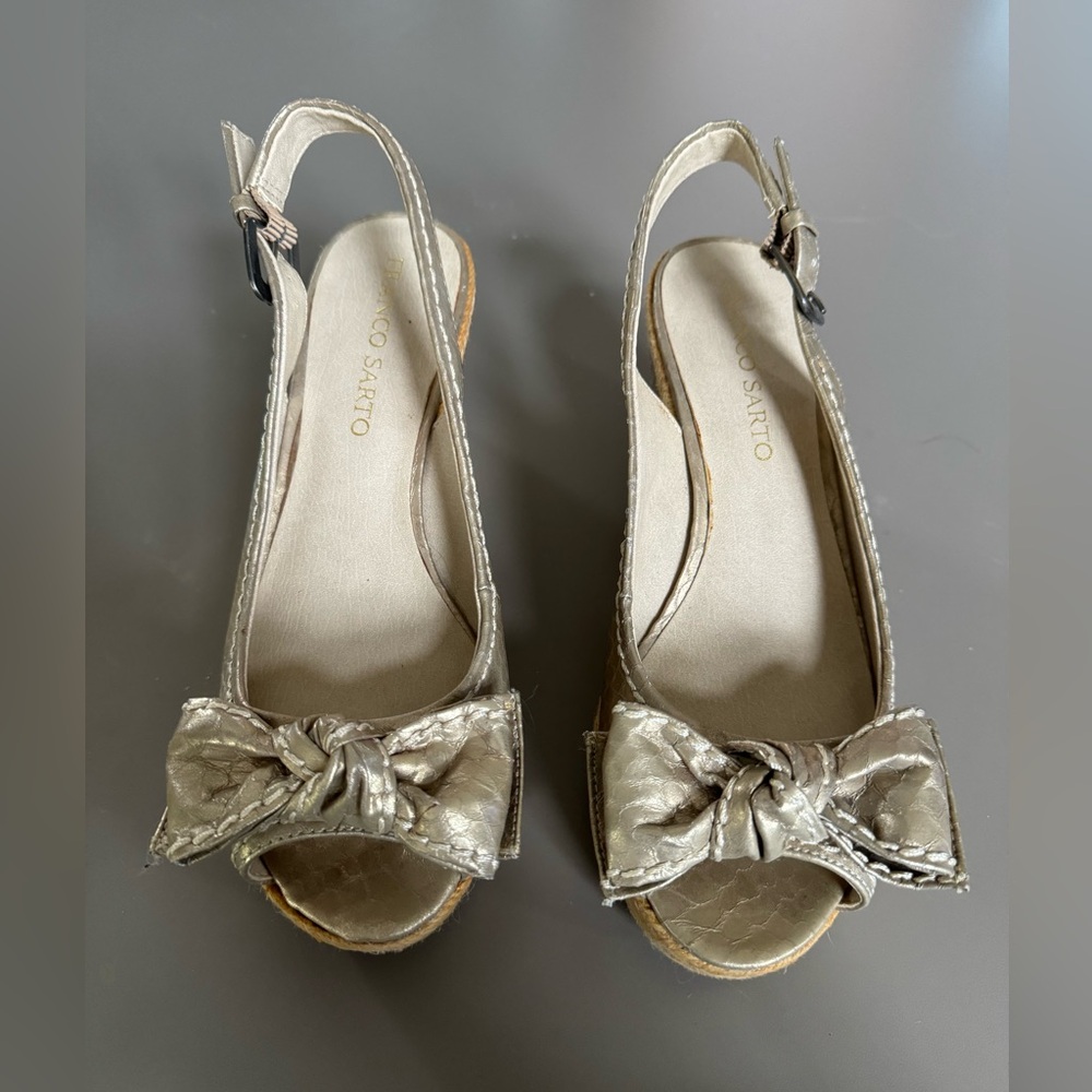 Franco Sarto sandal wedge 8